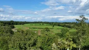 Torr Works Wind Farm - arable fields
