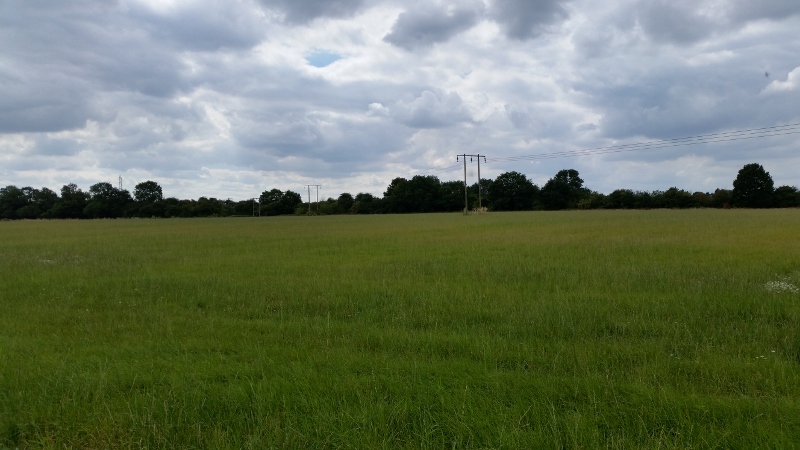 Potential solar farm site near Warwick - arable farmland